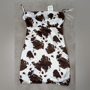 Altar’d State Cow Print Mini Dress